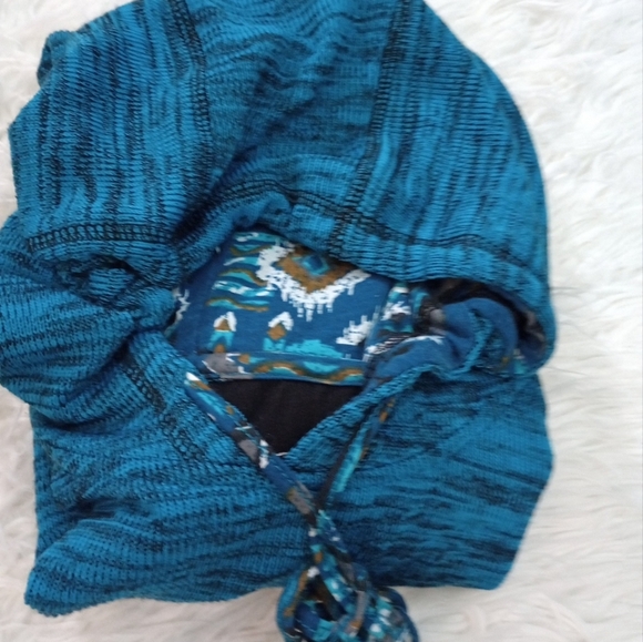 Panhandle Woman's Blue Sweatshirt Hoodie Sz Small - Picture 10 of 10